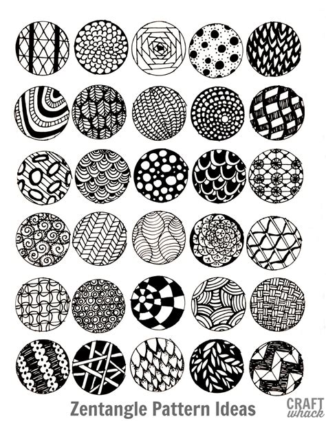 zentangle instructions.